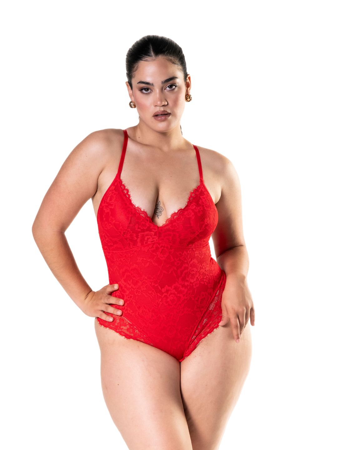 Dantel Detaylı Şekillendirici Bodysuit