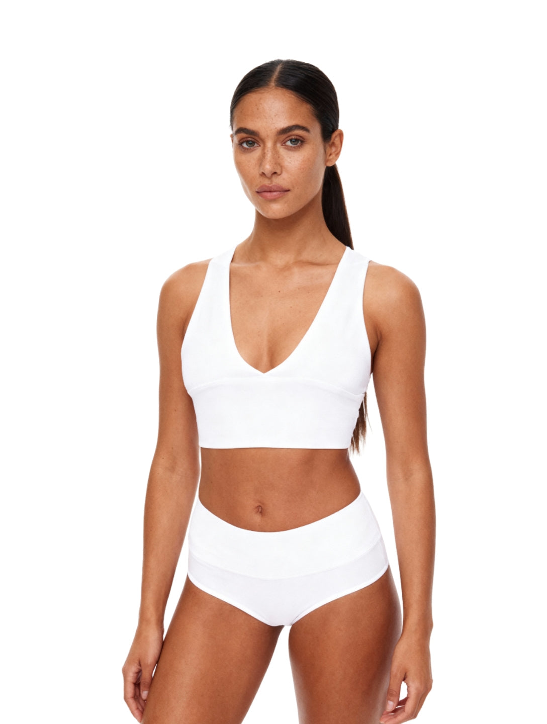 Derin V Dekolteli Sırtı Seksi Sütyen