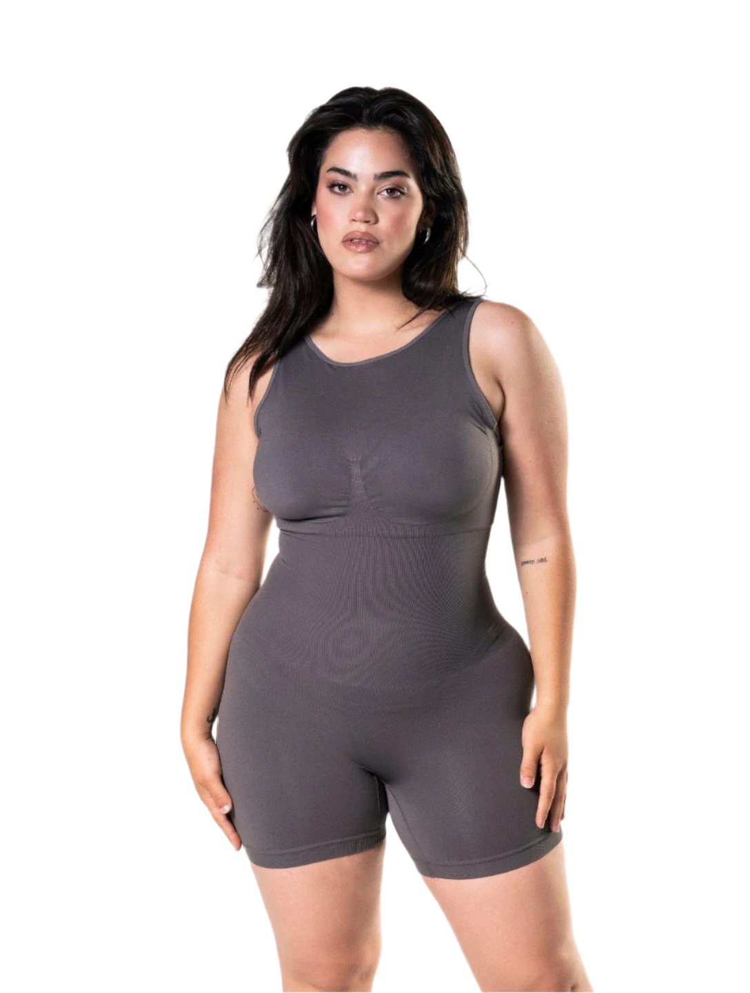 Yuvarlak Yaka Düşük Sırtlı Bodysuit
